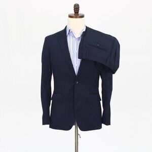 Bonobos 36R 30x32 Navy Full Suit 2-Button Solid R641
